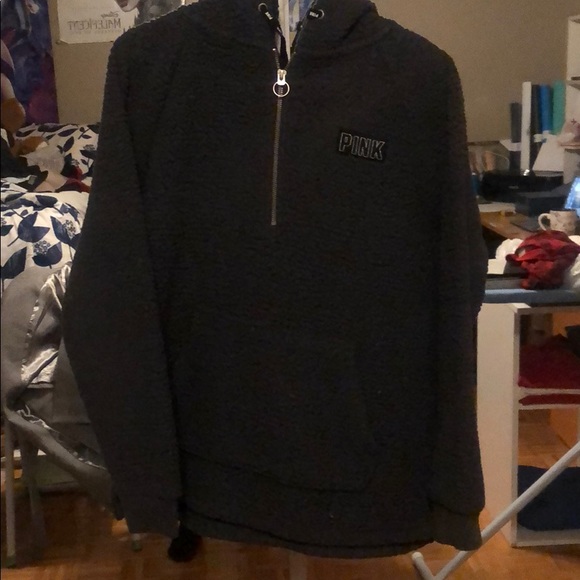 Pink Sherpa hoodie - Picture 2 of 4